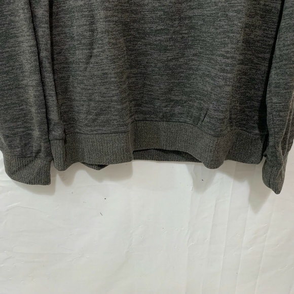 H2H Men NWT Casual Slim Fit Pullover V-Neck Lightweight Sweater Dark Grey Large - Picture 4 of 5